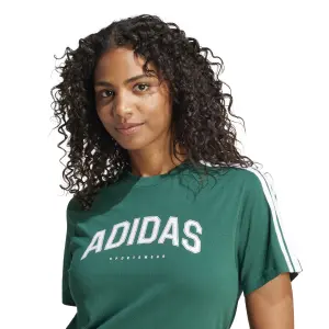 Camiseta de mujer adidas Lounge Soft Side Graphic image-4