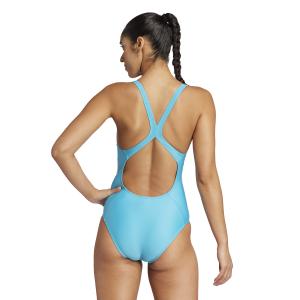 Women's one-piece swimsuit with a back cutout adidas 3-Stripes image-2