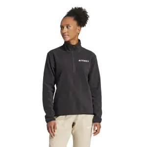 Fleece med 1/2 dragkedja för kvinnor adidas Multi Essentials image-1