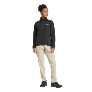 Fleece med 1/2 dragkedja för kvinnor adidas Multi Essentials image-3