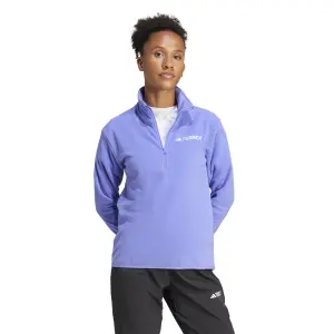Fleece Pulli 1/2 Zip Damen adidas image-3
