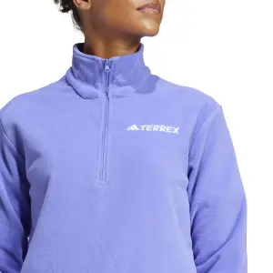 Fleece Pulli 1/2 Zip Damen adidas image-5