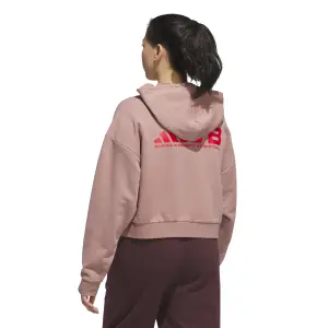 Sweatshirt med huva för kvinnor adidas Select AWB image-4