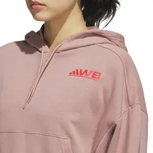 Sweatshirt med huva för kvinnor adidas Select AWB image-5