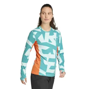 Damen Langarm T-Shirt aus Mischmaterial adidas image-3