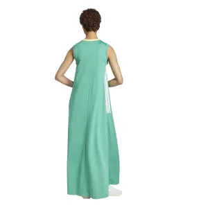 Robe longue découpée en mesh doux avec femme adidas Tiro 3 Stripes image-3