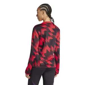 Manchester United langærmet prematch trøje til kvinder 2025/26 image-4