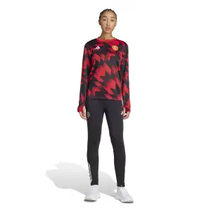 Manchester United langærmet prematch trøje til kvinder 2025/26 image-2