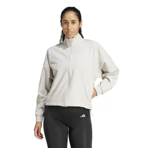 Vandtæt jakke med 3 striber til kvinder adidas Pacer All Gym Tonal 3-Stripes image-1