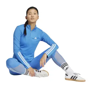 Sudadera con cremallera 1/4 adidas Hyperglam image-2