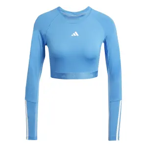 Långärmad crop jersey för kvinnor adidas Hyperglam image-0