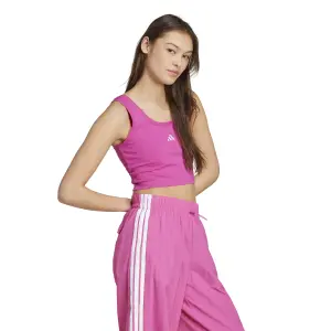 Camiseta sin mangas de algodón para mujer adidas Essentials Small Logo image-3