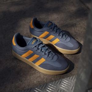 Badesko i syntetisk læder og ruskind til børn adidas Barreda image-5