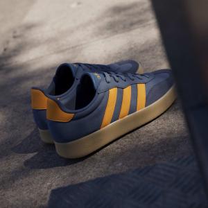 Badesko i syntetisk læder og ruskind til børn adidas Barreda image-6