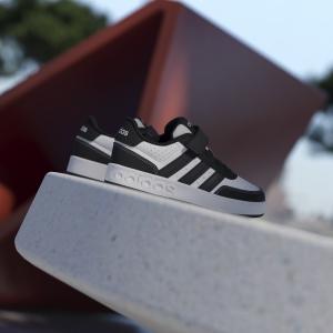 Ténis com atacadores e fecho de velcro para criança adidas Breakbase image-6