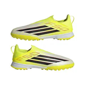 Football boots without laces adidas F50 League TF image-6