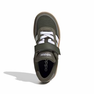 Ténis com atacadores e fecho de velcro para criança adidas Breakbase image-3