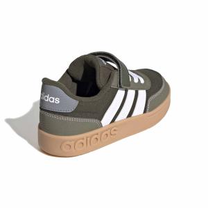 Ténis com atacadores e fecho de velcro para criança adidas Breakbase image-6
