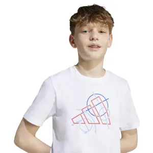 Camiseta infantil adidas Tech Outline Graphic image-4