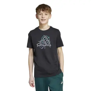 Camiseta infantil adidas Tech Outline image-1