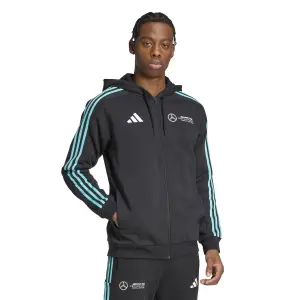 Hooded sweatshirt adidas Mercedes DNA FZ HD image-3