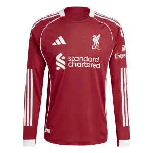 Authentisches Heim-Trikot mit langen Ärmeln Liverpool FC 2025/26