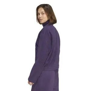 Polar de con cremallera para mujer adidas City Tech High Pile image-4