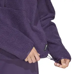 Polar de con cremallera para mujer adidas City Tech High Pile image-5