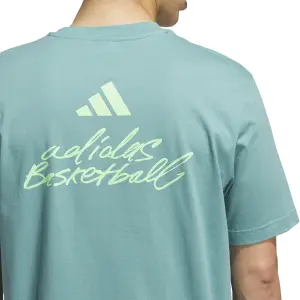 basketball T-shirt met opdruk adidas image-4