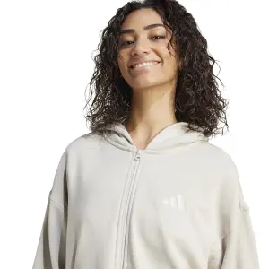 Felpa con cerniera a cappuccio da donna adidas ALL SZN image-5