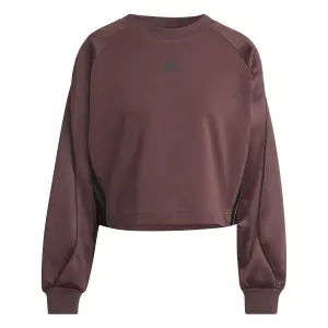 Sweatshirt med 3 ränder för kvinnor adidas Stadium Crew 3 stripes image-0