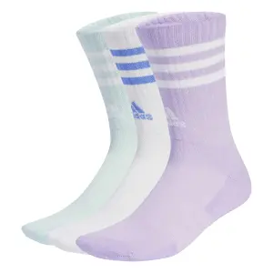 Football Socks adidas 3-Stripes Cushioned Crew (x3) image-0