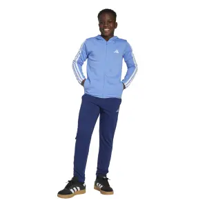 Sudadera con capucha infantil adidas Essentials Tracksuit 3 Stripes image-3