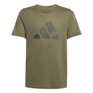Conjunto de camiseta y pantalón corto infantil adidas Essentials Camo Print image-1