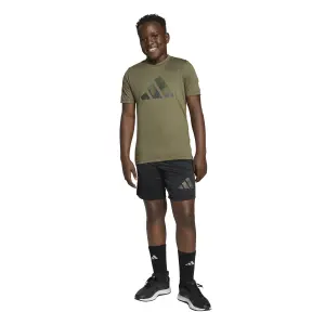 Conjunto de camiseta y pantalón corto infantil adidas Essentials Camo Print image-3