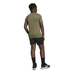 Conjunto de camiseta y pantalón corto infantil adidas Essentials Camo Print image-6