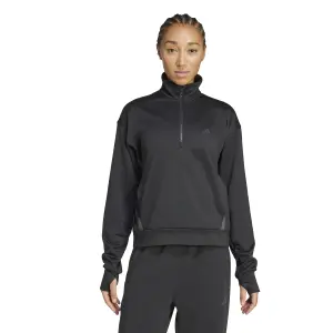 Women's 1/4 zip hooded sweatshirt adidas Game & Go Workout image-1