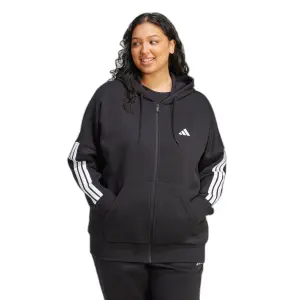 Women's full-zip hoodie adidas Essentials 3 Stripes image-2