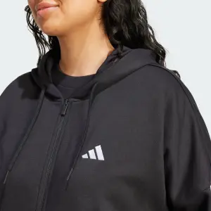 Women's full-zip hoodie adidas Essentials 3 Stripes image-4
