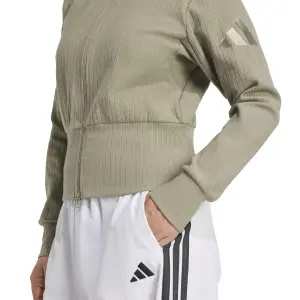 Sweatshirt Full Zip Damen adidas ALL Winterized image-4