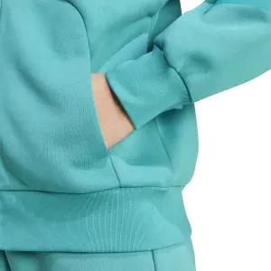 Women's zip-up hoodie with 3 stripes adidas future icons image-5