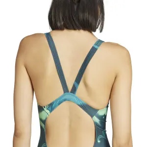 Fato de banho de uma peça com costas em V para mulher adidas Tie Dye Graphic image-5