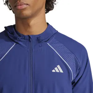 Træningsjakke med hætte adidas Tech Apparel image-4