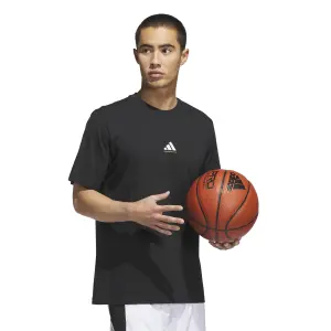 Basketball-t-shirt med tryck adidas image-4