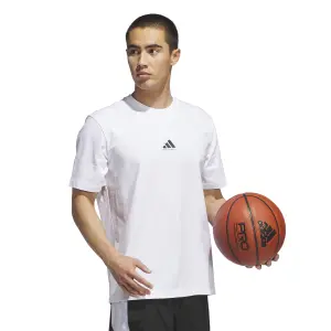 Basketball-t-shirt med tryck adidas image-4