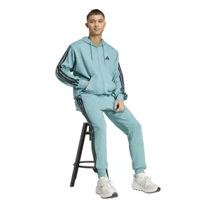 Sweatshirt à capuche zippé adidas 3-Stripes Essentials image-1