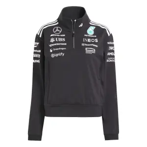 Mercedes AMG Damen Sweatshirt mit 1/4 Reißverschluss Petronas Formula One Team image-0