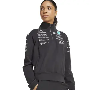 Mercedes AMG Damen Sweatshirt mit 1/4 Reißverschluss Petronas Formula One Team image-3