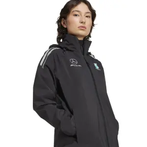 Women's hooded waterproof jacket adidas Mercedes - AMG Petronas Formula One Team Mechanics image-3