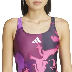 Badedragt med V-ryg til kvinder adidas Tie Dye Graphic image-4